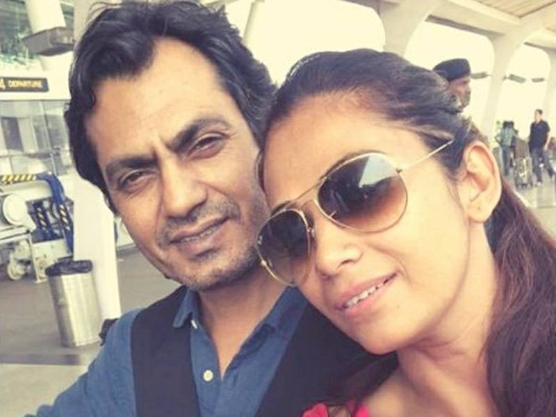 Actor Nawazuddin Siddique and his wife aaliya