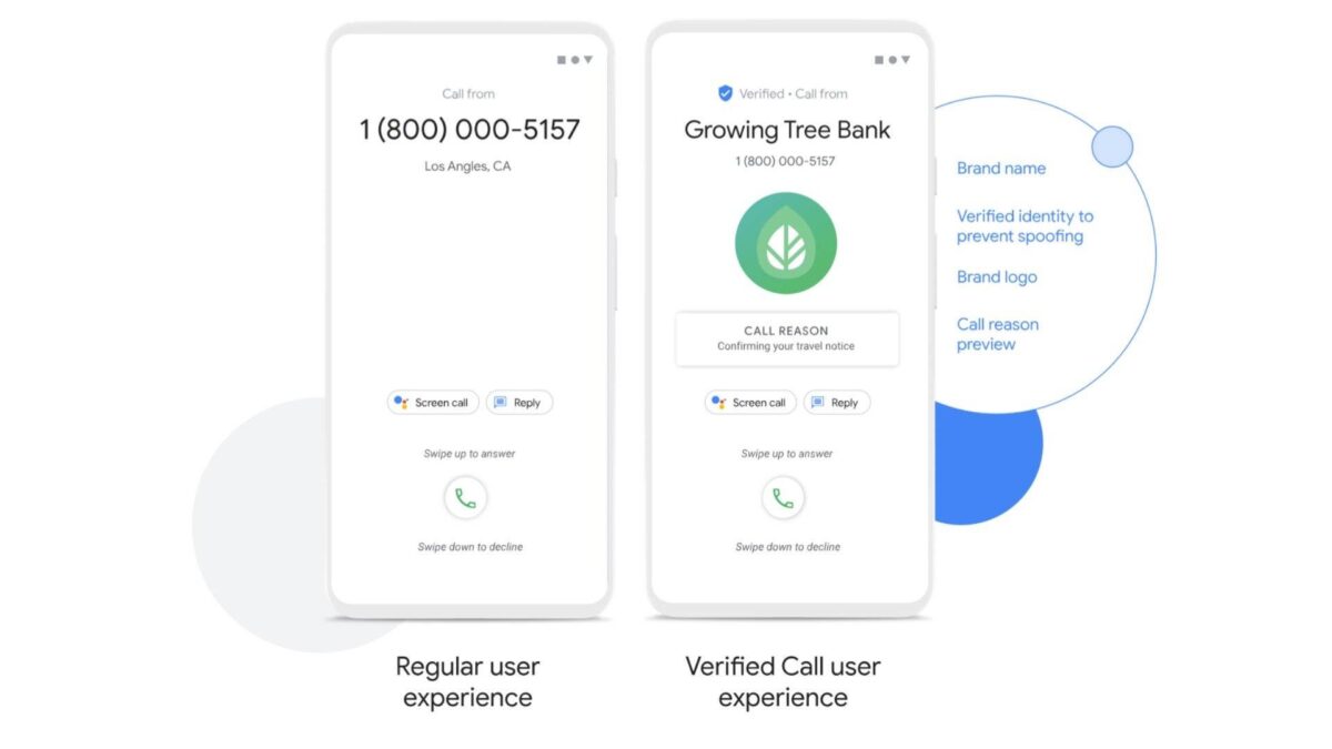 Verified Calls by Google 